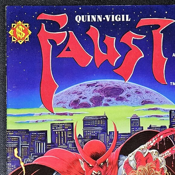 Faust 9-Book Lot 1st Printings 🔑 issues (1988-1995) Tim Vigil Northstar/Rebel - Picture 10 of 13